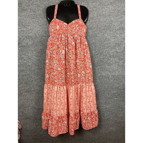 Flowers Dresses & Skirts - Land Of the Free Maxi multi layered floral dress Size Small Vacation Beach